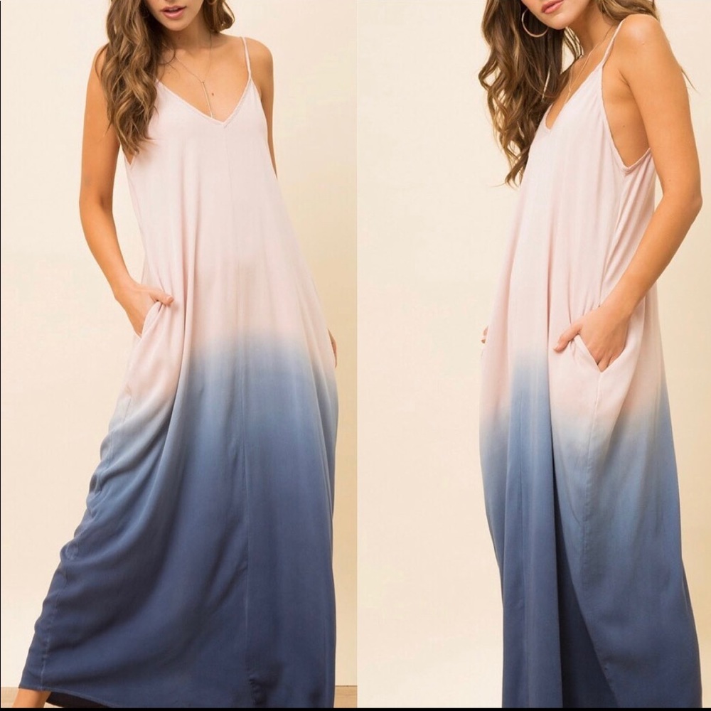 Effortless tie-dye dress